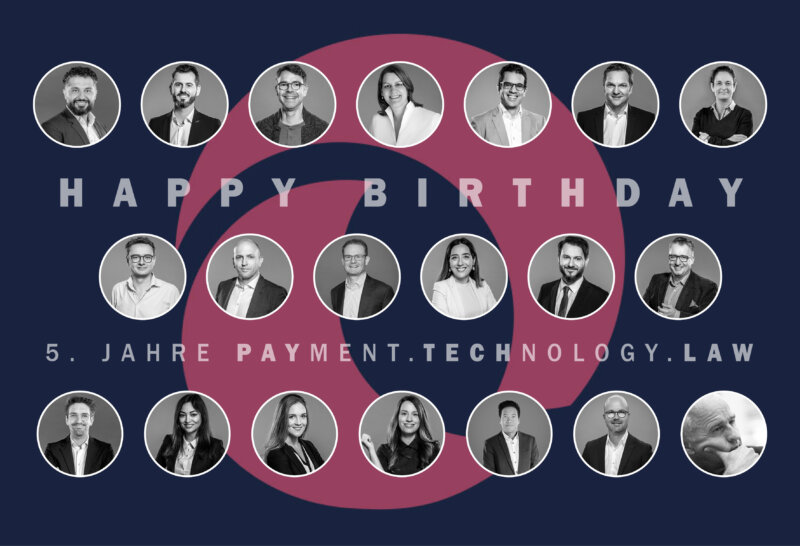 Happy Birthday - 5. Jahre PayTechLaw